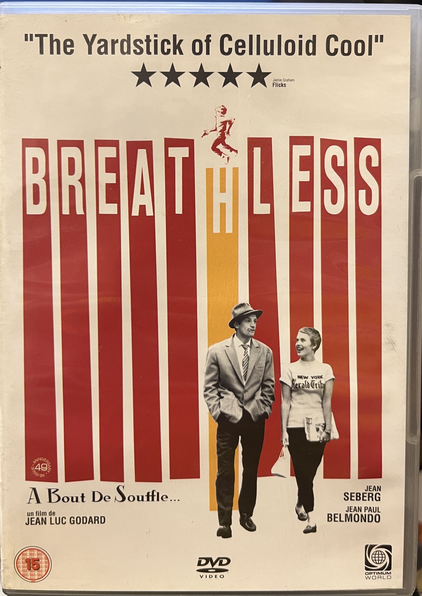 BREATHLESS - A BOUT DE SOUFFLE - JEAN PAUL BELMONDO - JEAN SEBERG - JEAN-LUC GODARD - DVD 2.EL TR ALTYAZI YOKTUR