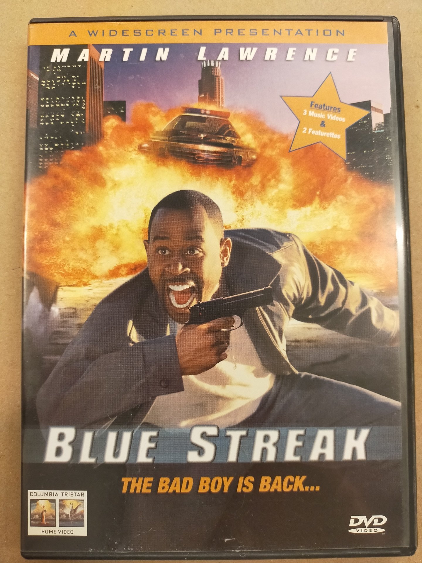 BLUE STREAK - MARTIN LAWRENCE - DVD 2.EL