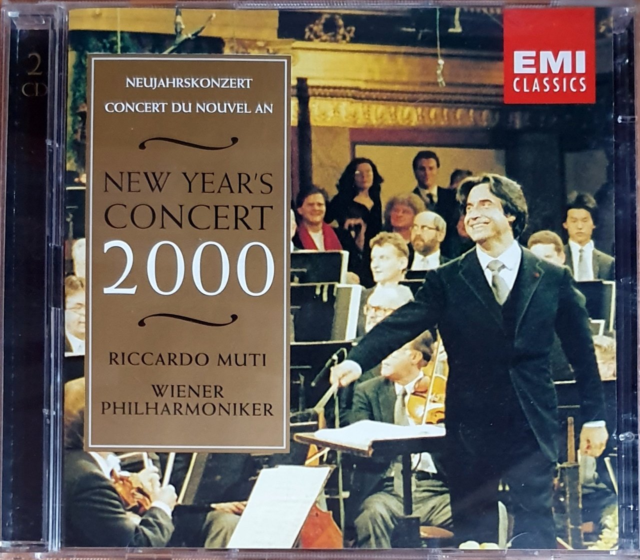 NEW YEAR'S CONCERT 2000 / WIENER PHILHARMONIKER, RICCARDO MUTI (2000) EMI CLASSICS - 2CD 2.EL
