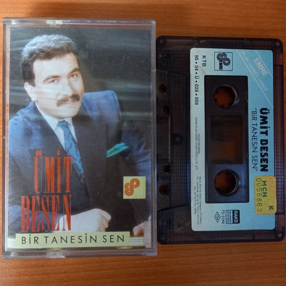 ÜMİT BESEN - BİR TANESİN SEN (1990) - KASET 2.EL