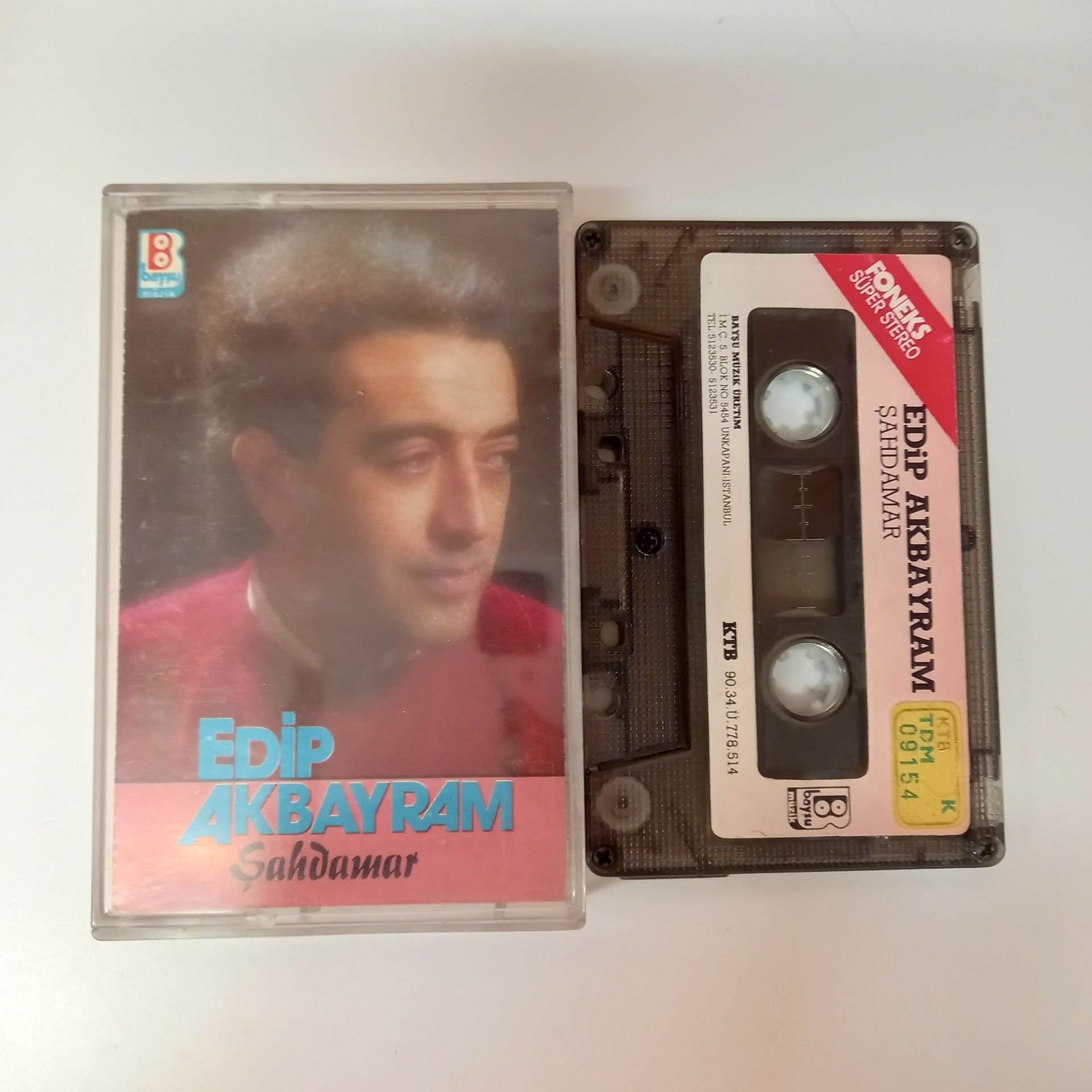 EDİP AKBAYRAM - ŞAHDAMAR (1990) - KASET 2.EL