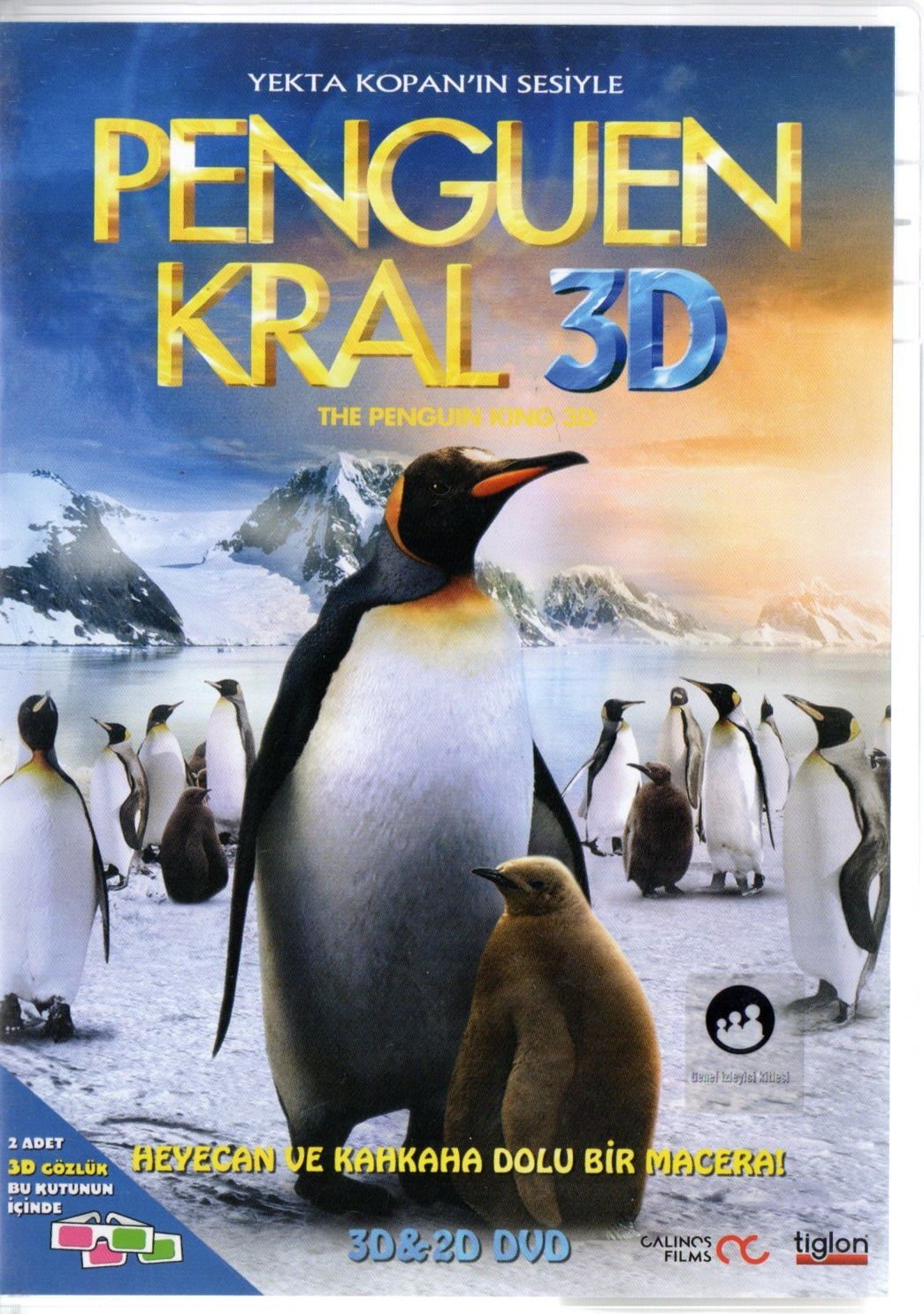 THE PENGUIN KING - PENGUEN KRAL - 2D / 3D - 2 DVD 2.EL 3D GÖZLÜK HEDİYELİ