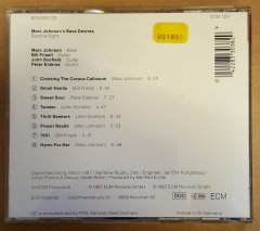 MARC JOHNSON'S BASS DESIRES SECOND SIGHT (1987) CD ECM RECORDS 2.EL