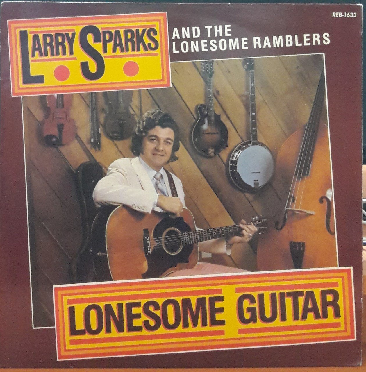 LARRY SPARKS - LONESOME GUITAR (1985) - PLAK 2.EL