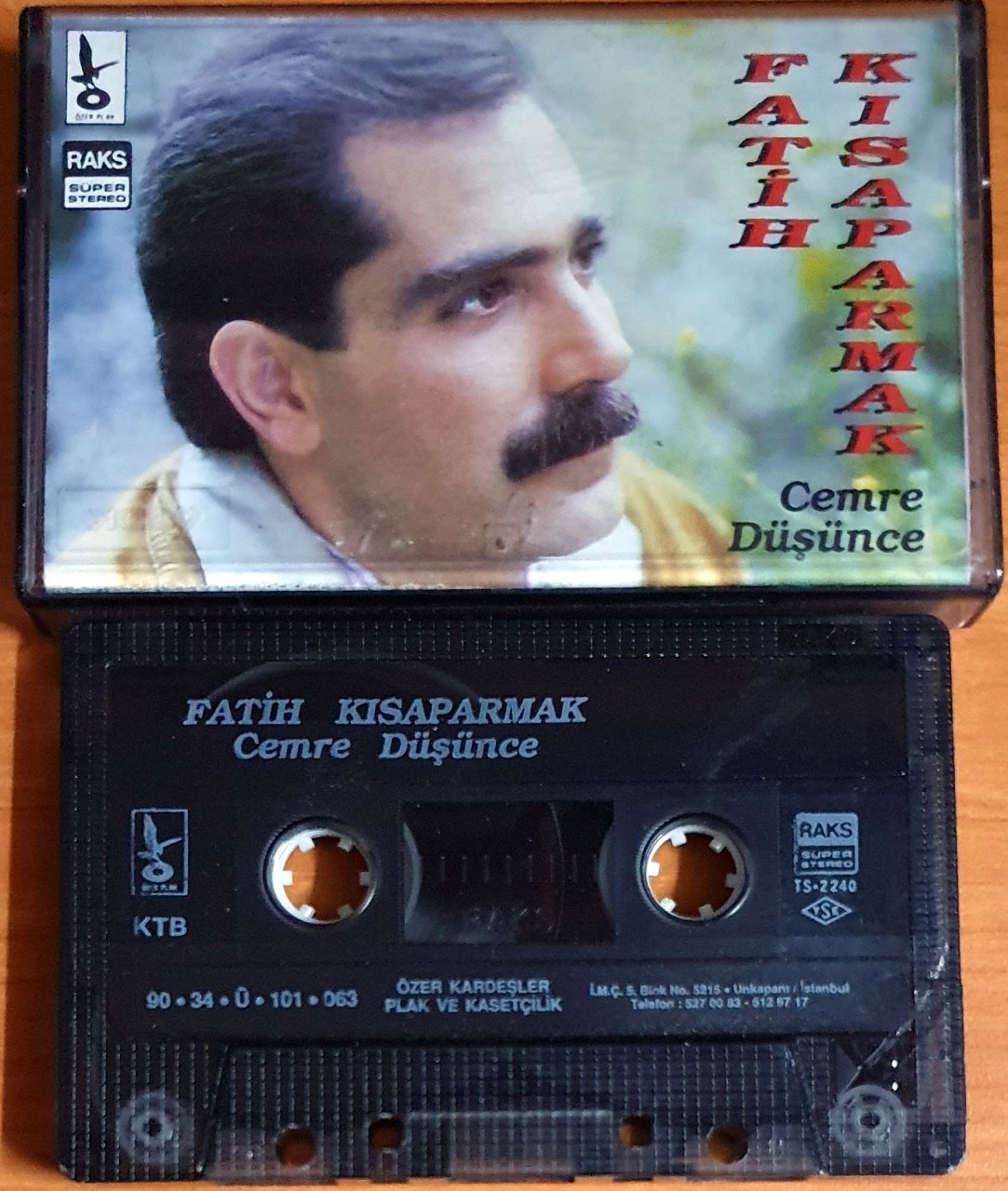 FATİH KISAPARMAK - CEMRE DÜŞÜNCE (1990) - KASET 2.EL