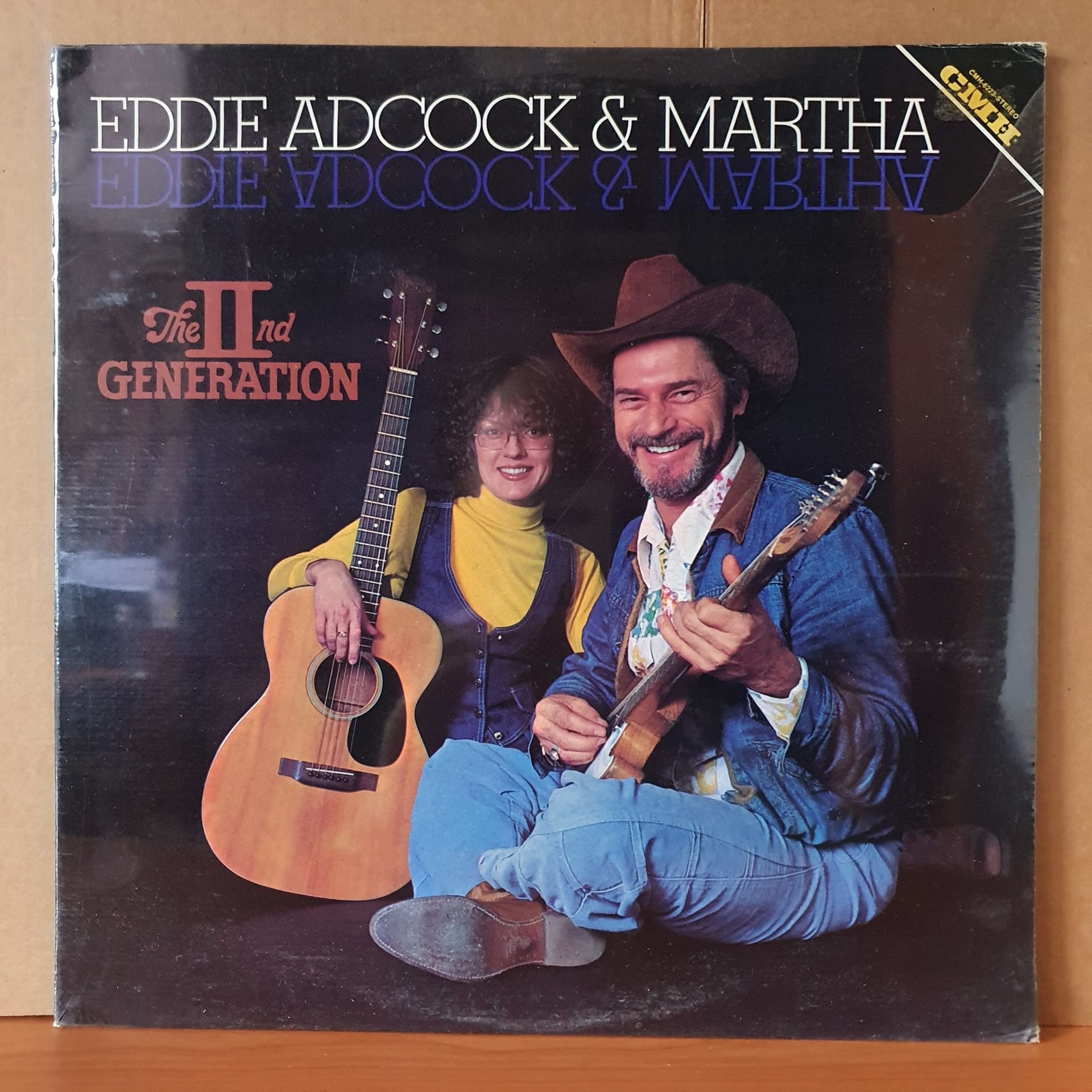 EDDIE ADCOCK & MARTHA - THE IIND GENERATION (1978) - LP DÖNEM BASKISI SIFIR PLAK