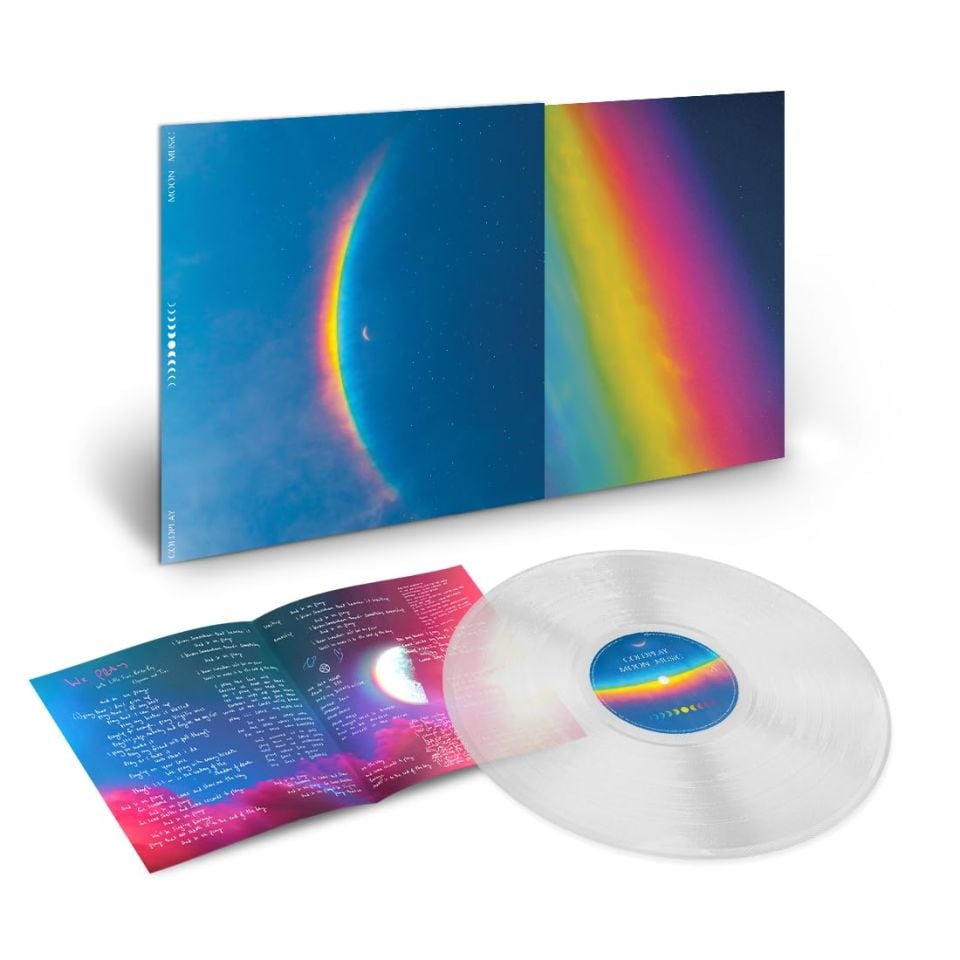 COLDPLAY - MOON MUSIC (2024) - LP CLEAR ECORECORD EDITION / CLEAR COLOURED SIFIR PLAK
