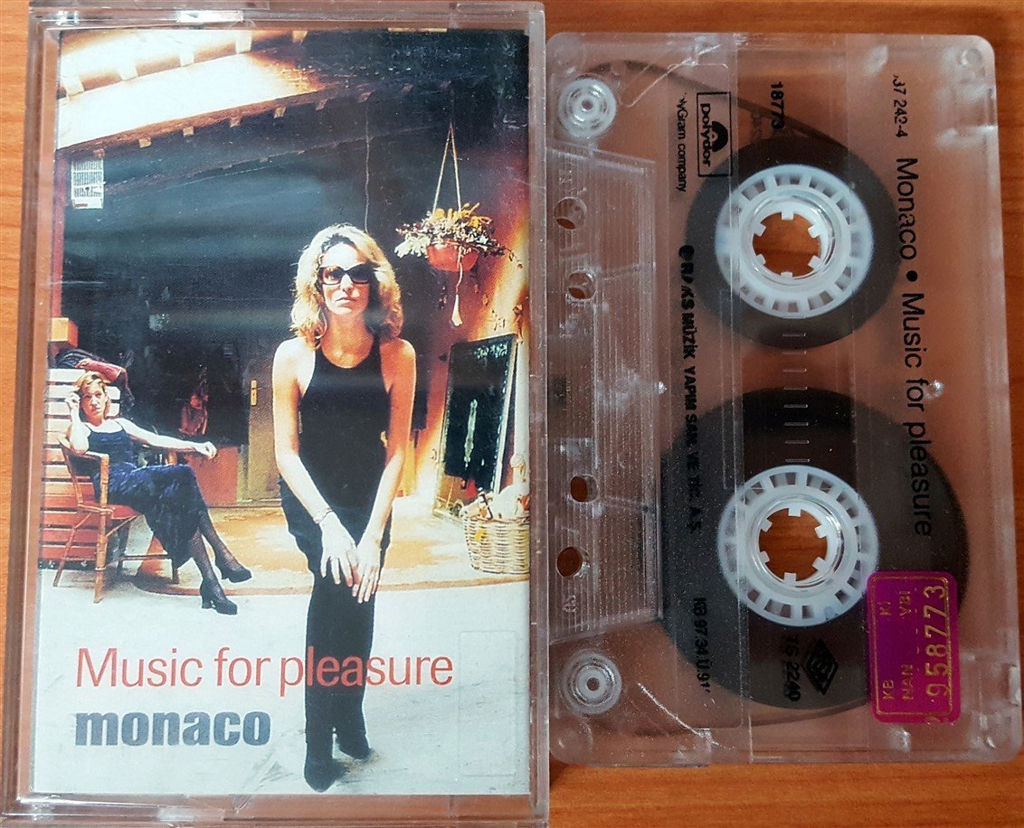 MONACO - MUSIC FOR PLEASURE (1997) RAKS CASSETTE MADE IN TURKEY ''USED''