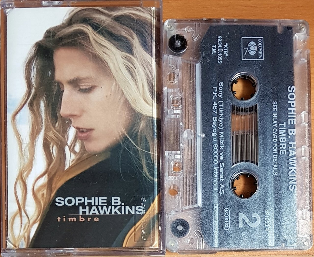 SOPHIE B. HAWKINS - TIMBRE (1999) COLUMBIA KASET 2.EL