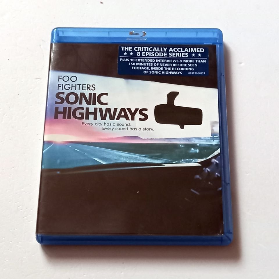 FOO FIGHTERS - SONIC HIGHWAYS  (2014) - 3xBLU-RAY 2.EL
