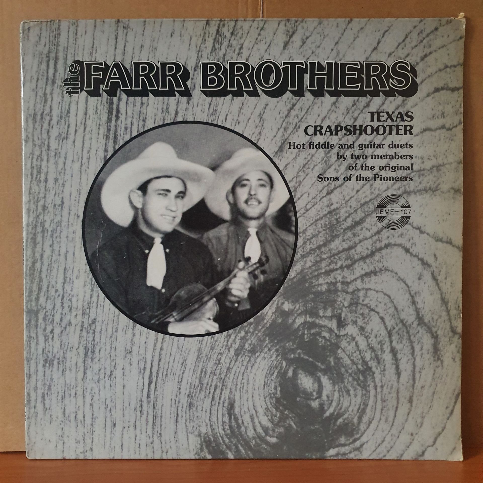 THE FARR BROTHERS - TEXAS CRAPSHOOTER (1978) - LP 2.EL PLAK