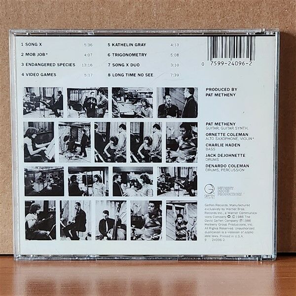 PAT METHENY / ORNETTE COLEMAN – SONG X (1986) - CD 2.EL