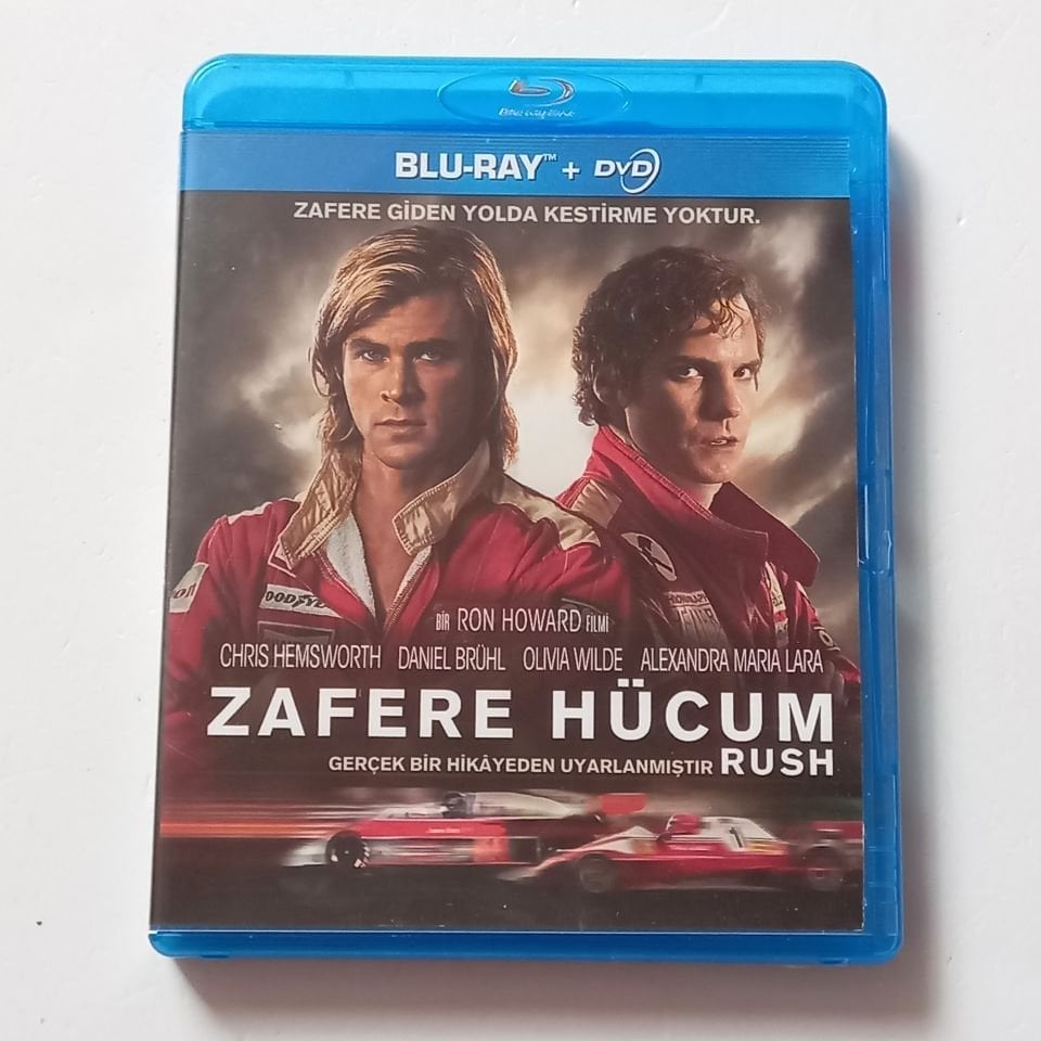 ZAFERE HÜCUM / RUSH - CHRIS HEMSWORTH, DANIEL BRÜHL - YÖN.: RON HOWARD - BLU-RAY + DVD 2.EL