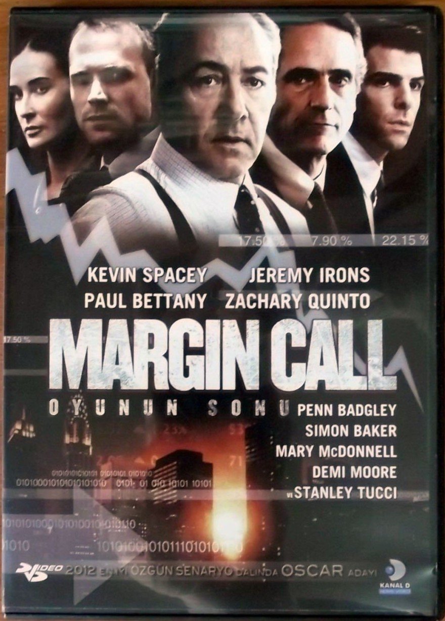 MARGIN CALL - OYUNUN SONU - KEVIN SPACEY - JEREMY IRONS - DVD 2.EL