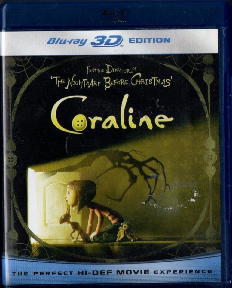 CORALINE - HENRY SELICK - ANİMASYON - 3D BLU-RAY 2.EL TÜRKÇE ALTYAZI YOKTUR