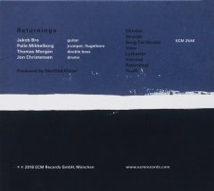 JAKOB BRO - RETURNINGS (2018) - CD ECM RECORDS SIFIR