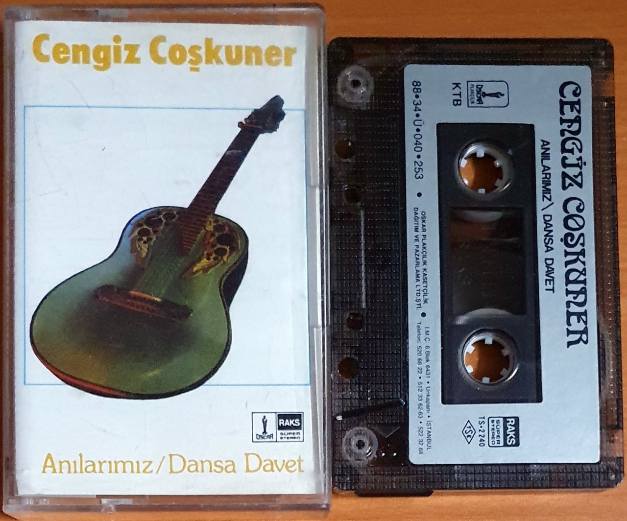 CENGİZ COŞKUNER - ANILARIMIZ / DANSA DAVET (1988) - KASET OSKAR 2.EL