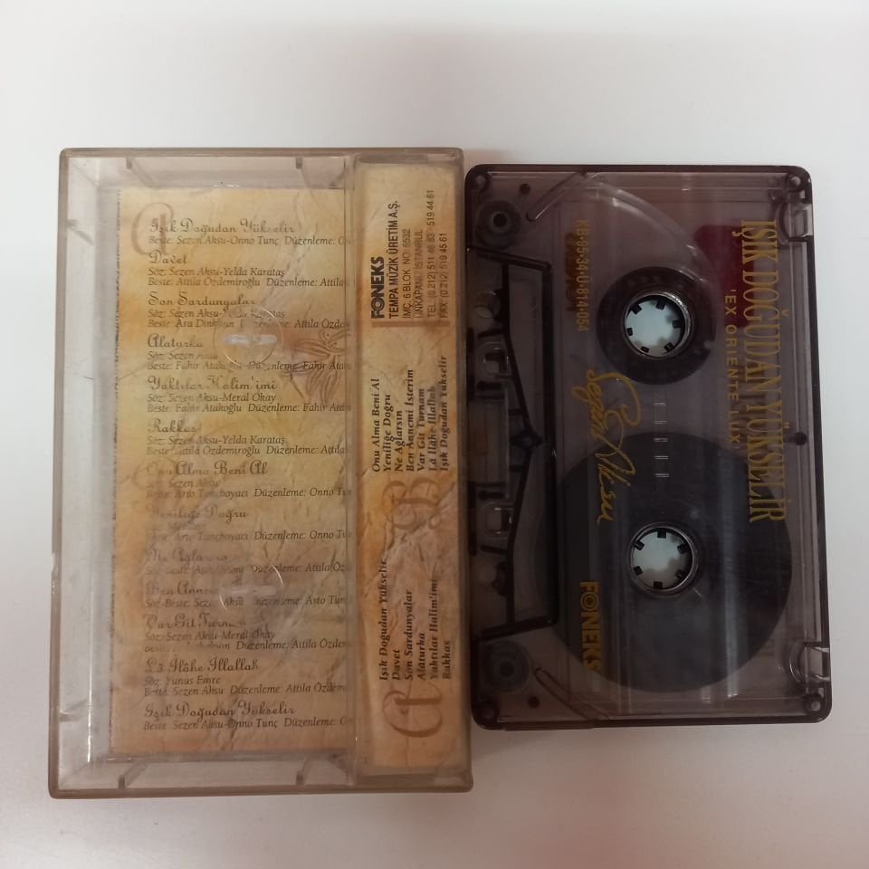 SEZEN AKSU - IŞIK DOĞUDAN YÜKSELİR (1995) - KASET 2.EL