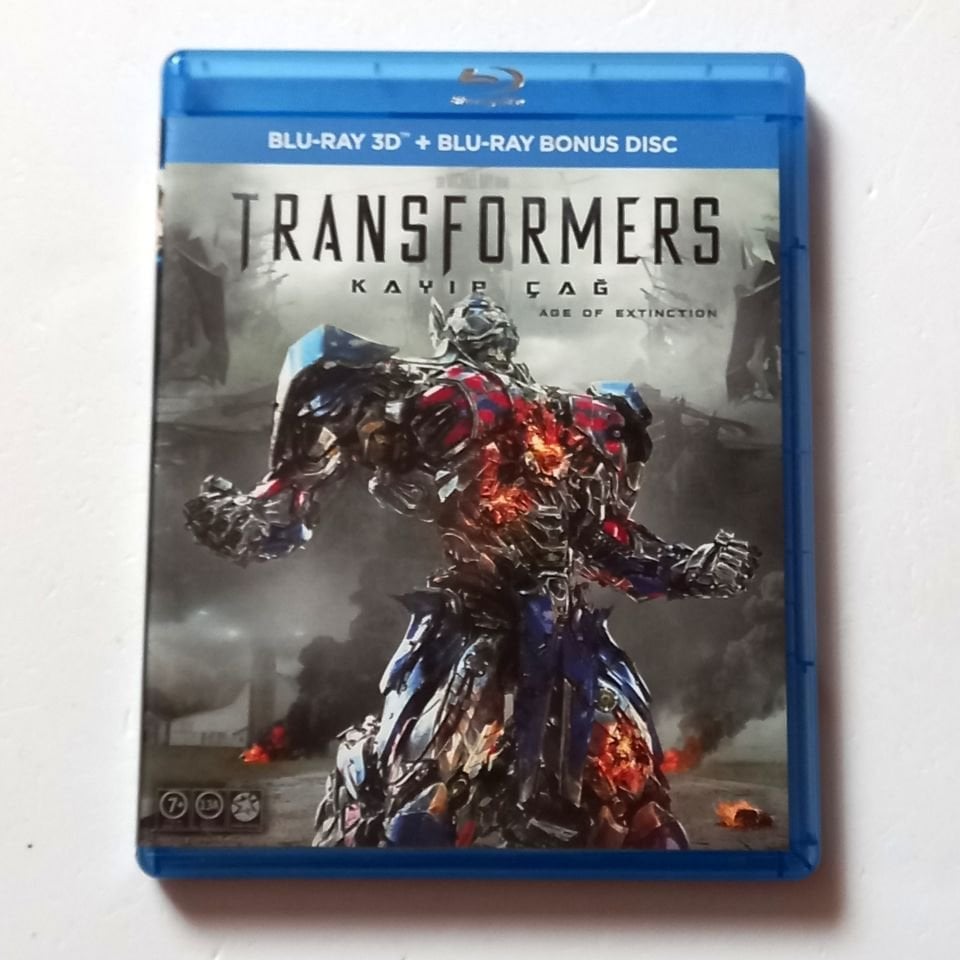 TRANSFORMERS KAYIP ÇAĞ 3D / TRANSFORMERS AGE OF EXTINCTION - MARK WAHLBERG, STANLEY TUCCI - YÖN.: MICHAEL BAY - BLU-RAY 3D +BLU RAY BONUS DISC 2.EL