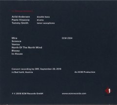 ARILD ANDERSEN - IN HOUSE SCIENCE (2018)  - CD ECM RECORDS SIFIR