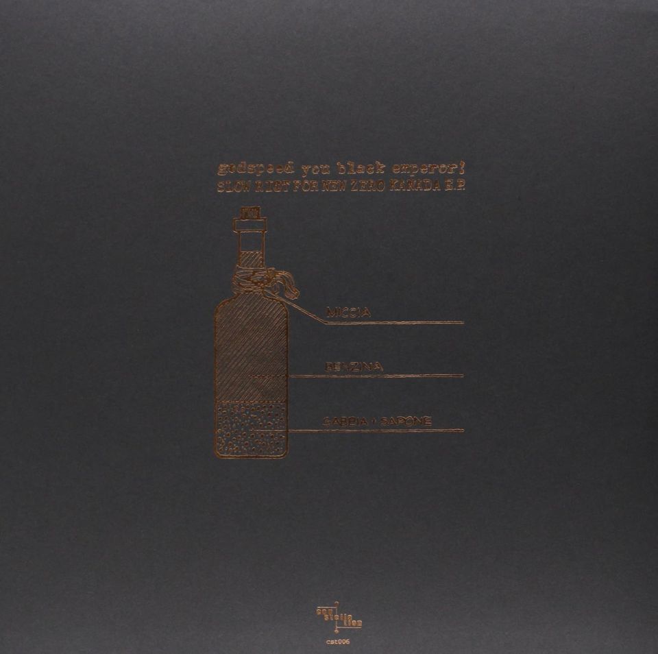 GODSPEED YOU BLACK EMPEROR - SLOW RIOT FOR NEW ZERO KANADA E.P. (1999) - LP 180GR REISSUE SIFIR PLAK