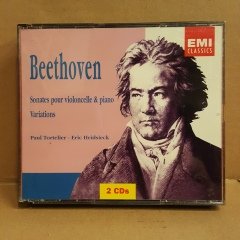 BEETHOVEN - SONATES POUR VIOLONCELLE & PIANO & VARIATIONS / PAUL TORTELIER ERIC HEIDSIECK (1995) - 2CD 2.EL
