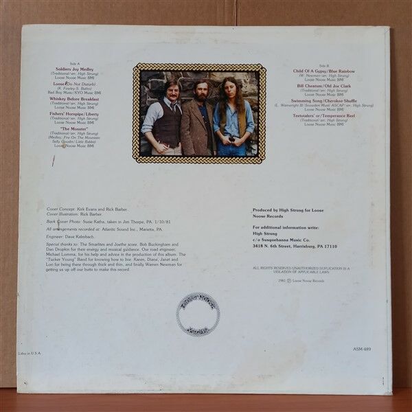 HIGH STRUNG – HIGH STRUNG (1981) - LP 2.EL PLAK