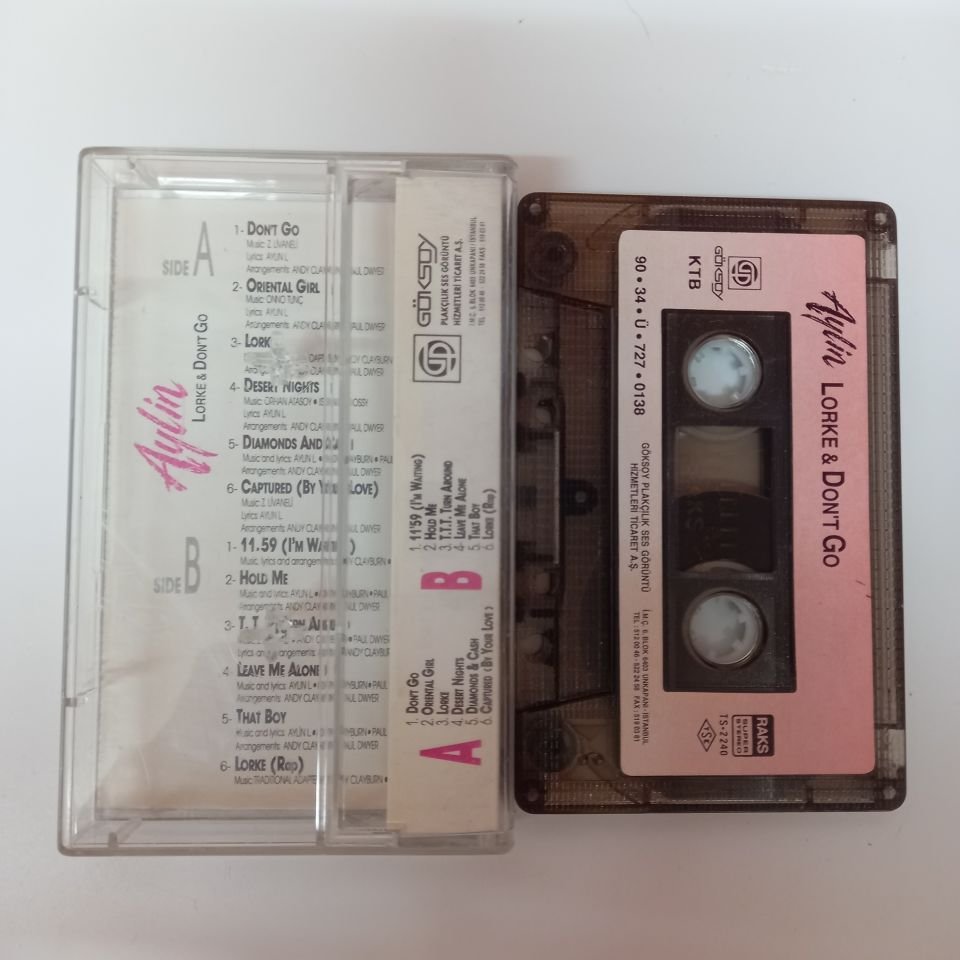 AYLİN - LORKE & DON'T GO (1990) - KASET 2.EL