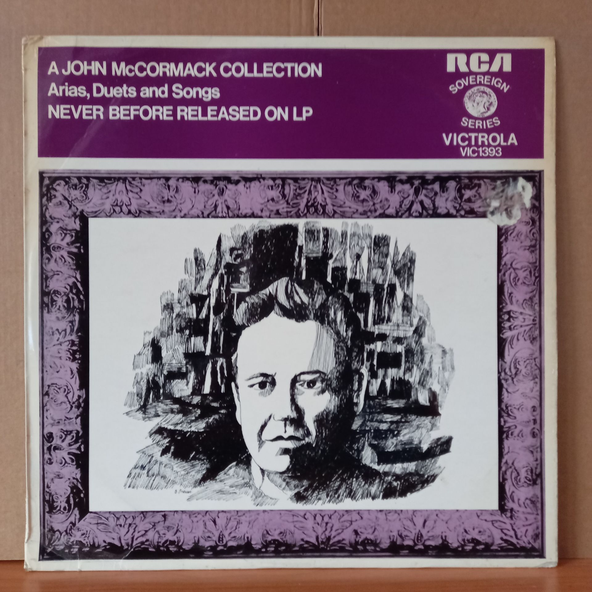 JOHN MCCORMACK – A JOHN MCCORMACK COLLECTION ARIAS, DUETS AND SONGS / VERDI, PUCCINI, DONIZETTI, BIZET, WAGNER, LOTTI, SCHUBERT, BANTOCK (1969) - LP 2.EL PLAK