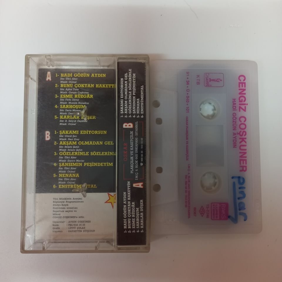 CENGİZ COŞKUNER - HADİ GÖZÜN AYDIN (1991) - KASET 2.EL