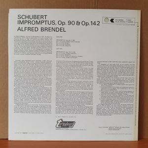 SCHUBERT: IMPROMPTUS OP.90 & 142 / ALFRED BRENDEL (1969) - LP 2.EL PLAK