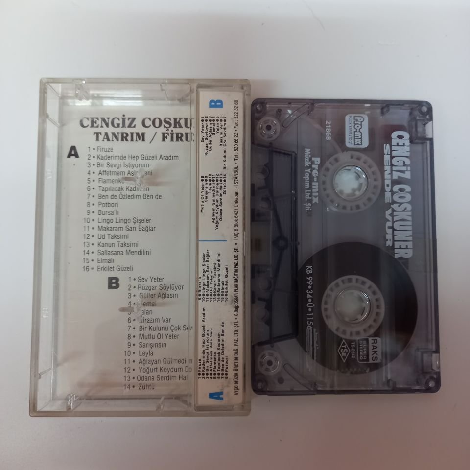 CENGİZ COŞKUNER - TANRIM / FİRUZE / SENDE VUR (1999) - KASET 2.EL
