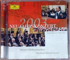 NEW YEAR'S CONCERT 2003 / WIENER PHILHARMONIKER, NIKOLAUS HARNONCOURT (2003) - 2CD DEUTSCHE GRAMMOPHON 2.EL