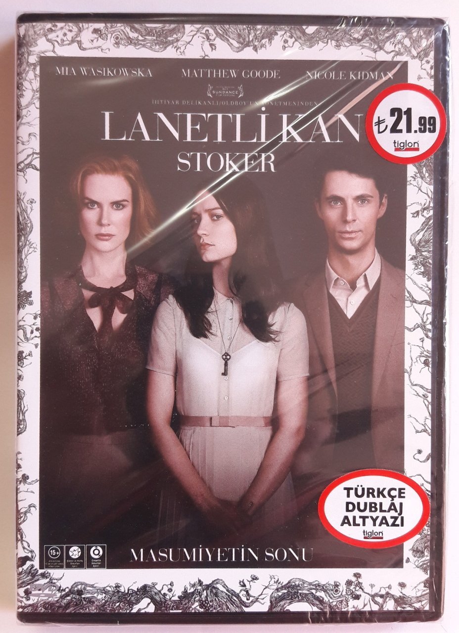 LANETLİ KAN - STOKER - MIA WASIKOWSKA - NICOLE KIDMAN - DVD SIFIR