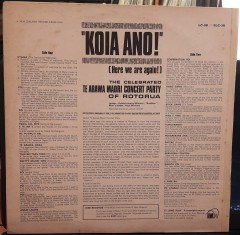 TE ARAWA MAORI CONCERT PARTY - KOIA ANO! - 2.EL PLAK