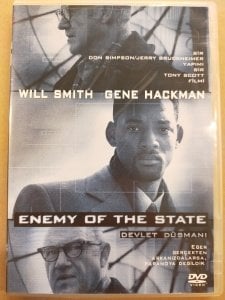 ENEMY OF THE STATE - DEVLET DÜŞMANI - WILL SMITH - GENE HACKMAN - DVD 2.EL