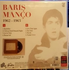 BARIŞ MANÇO - 1962-1963 - LP COMPILATION 2019 LTD EDT POSTERLİ SIFIR PLAK