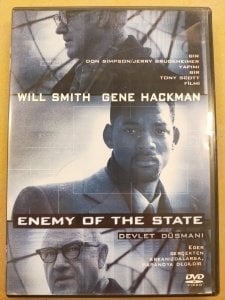 ENEMY OF THE STATE - DEVLET DÜŞMANI - WILL SMITH - GENE HACKMAN - DVD 2.EL