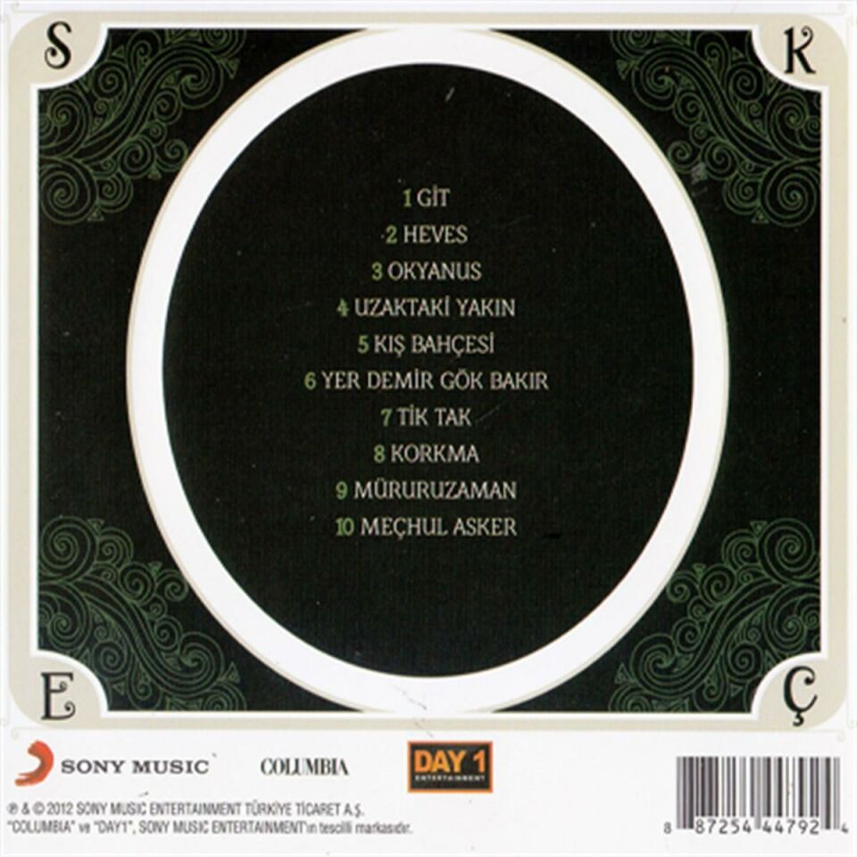 SKEÇ - OKYANUS [SİBEL GÜRSOY, KUTLU ÖZMAKİNACI] (2012) - CD SIFIR
