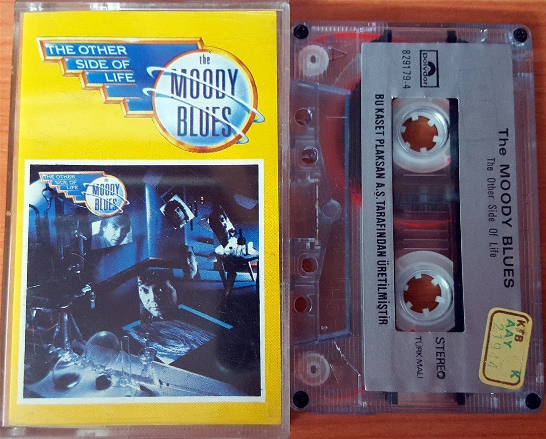 MOODY BLUES - THE OTHER SIDE OF LIFE CASSETTE MADE IN TURKEY ''USED'' PAPER LABEL