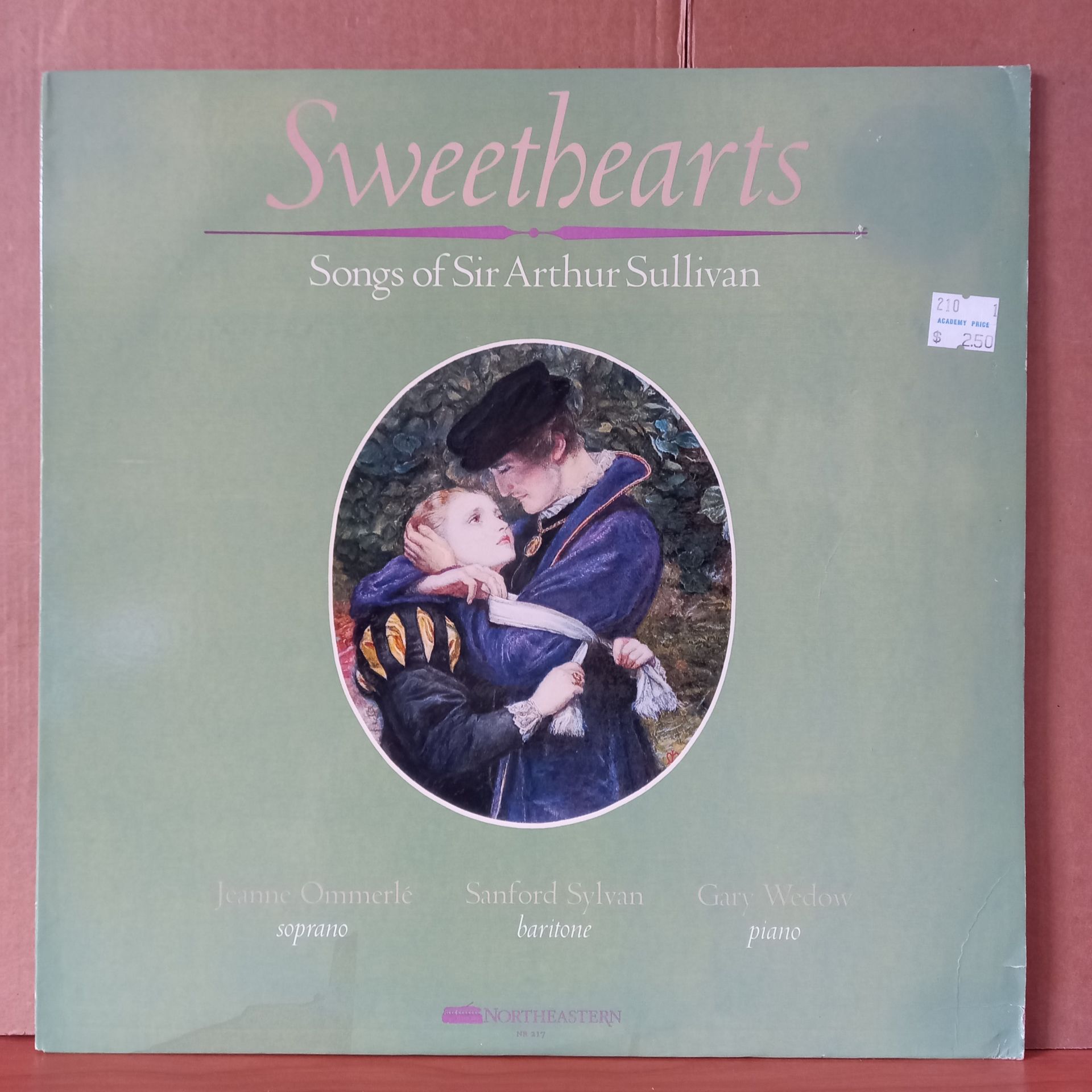 SWEETHEARTS / SONGS OF SIR ARTHUR SULLIVAN / JEANNE OMMERLE, SANFORD SYLVAN, GARY WEDOW (1985) - LP 2.EL PLAK