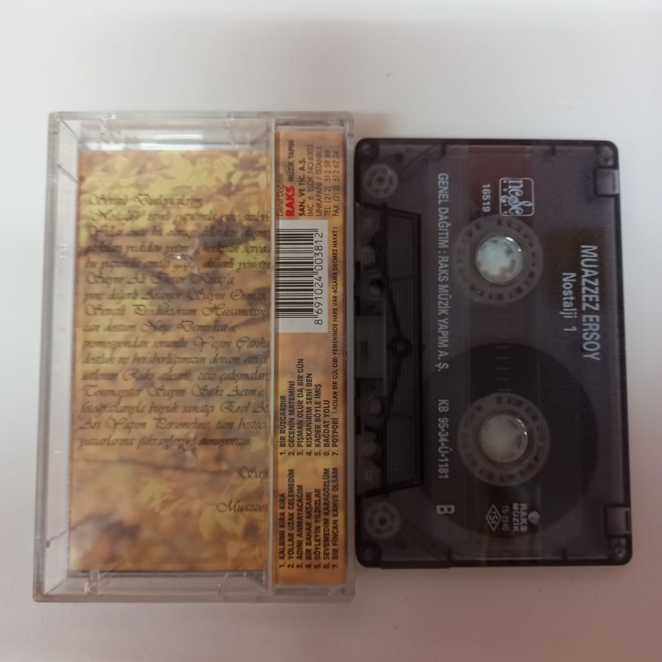 MUZAZZEZ ERSOY - NOSTALJİ 1 (1995) - KASET 2.EL