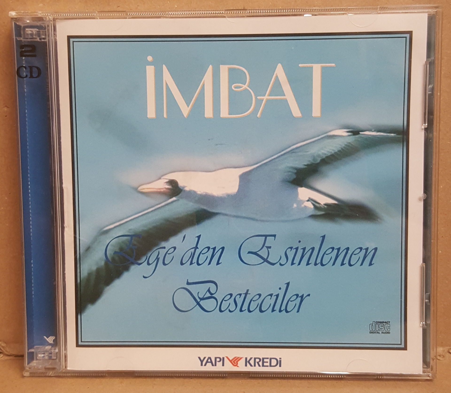 İMBAT / EGE'DEN ESİNLENEN BESTECİLER - TÜRK SANAT MÜZİĞİ - 2CD 1998 YAPI KREDİ 2.EL