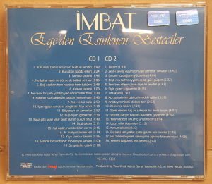 İMBAT / EGE'DEN ESİNLENEN BESTECİLER - TÜRK SANAT MÜZİĞİ - 2CD 1998 YAPI KREDİ 2.EL