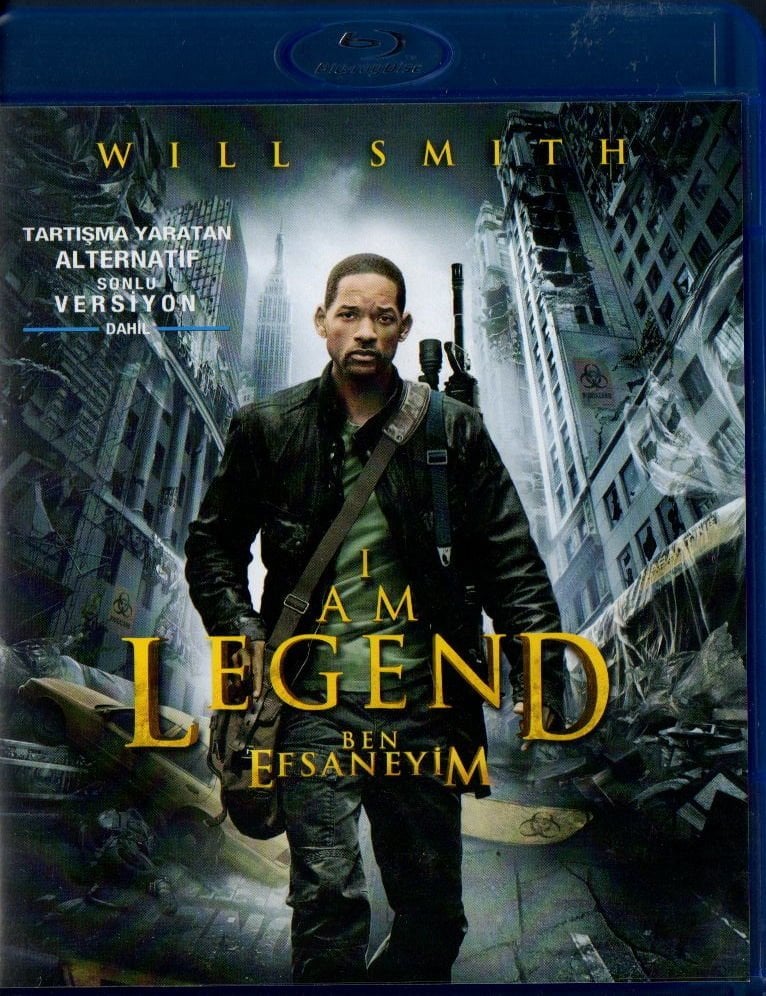 I AM LEGEND - BEN EFSANEYİM - WILL SMITH - BLU-RAY 2.EL