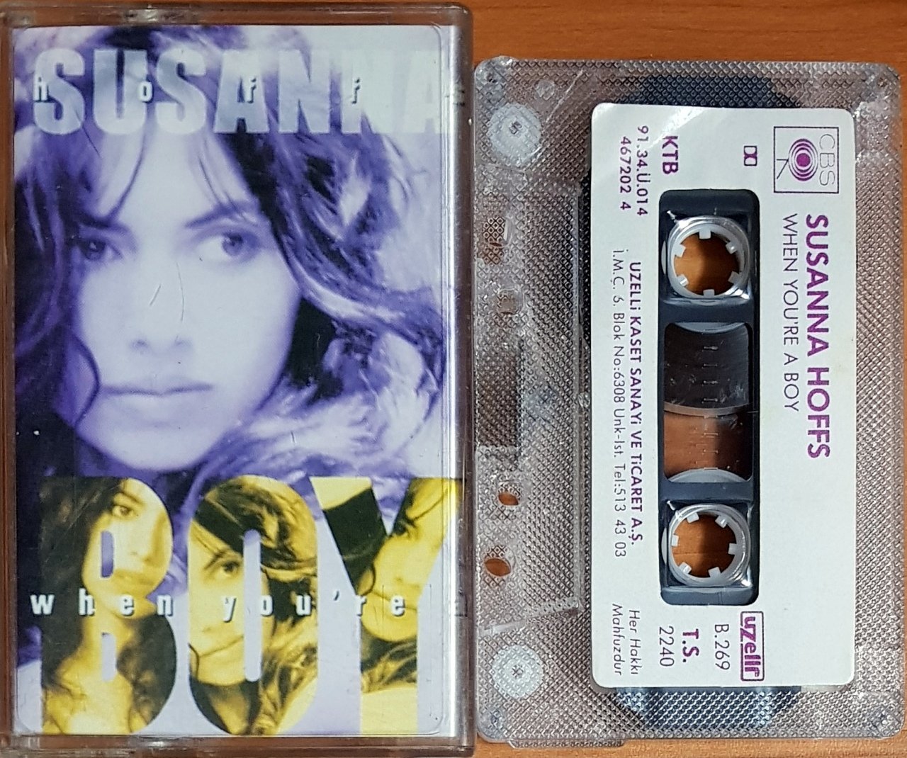 SUSANNA HOFFS - WHEN YOU'RE A BOY (1991) UZELLI KASET 2.EL