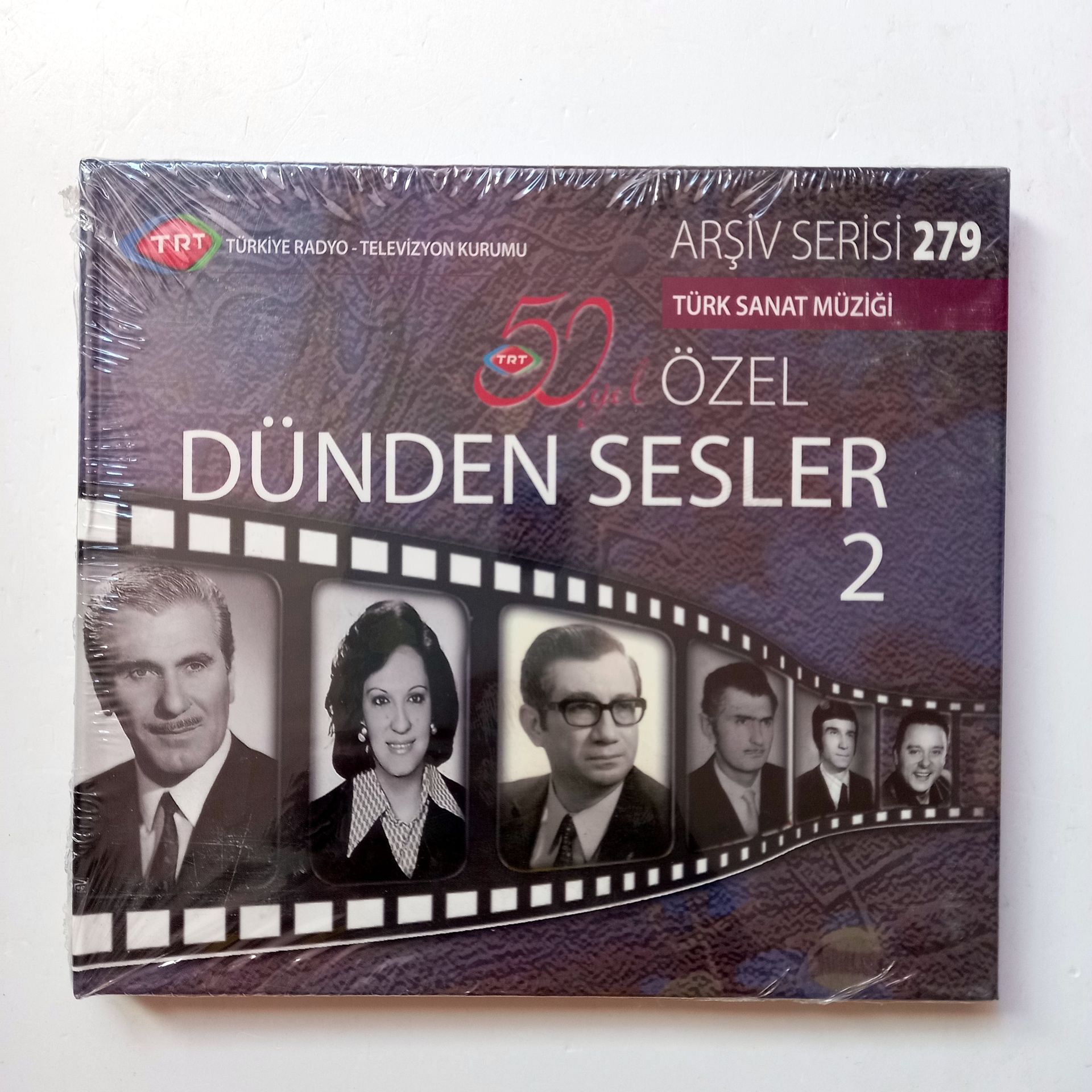 50. YIL ÖZEL: DÜNDEN SESLER 2 / TÜRK SANAT MÜZİĞİ / TRT ARŞİV SERİSİ 279 - CD SIFIR