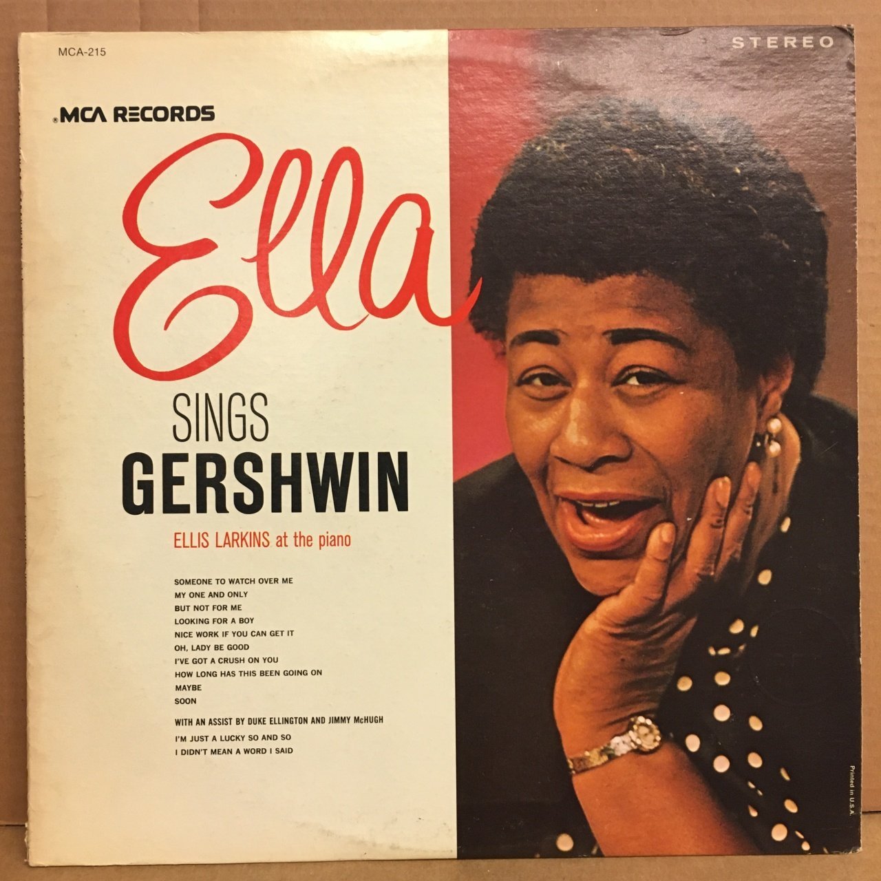 ELLA FITZGERALD SINGS GERSHWIN ELLIS LARKIN 2.EL PLAK