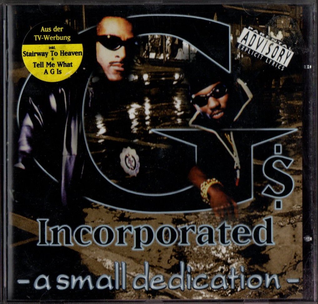 G'S INCORPORATED – A SMALL DEDICATION (1997) - CD 2.EL
