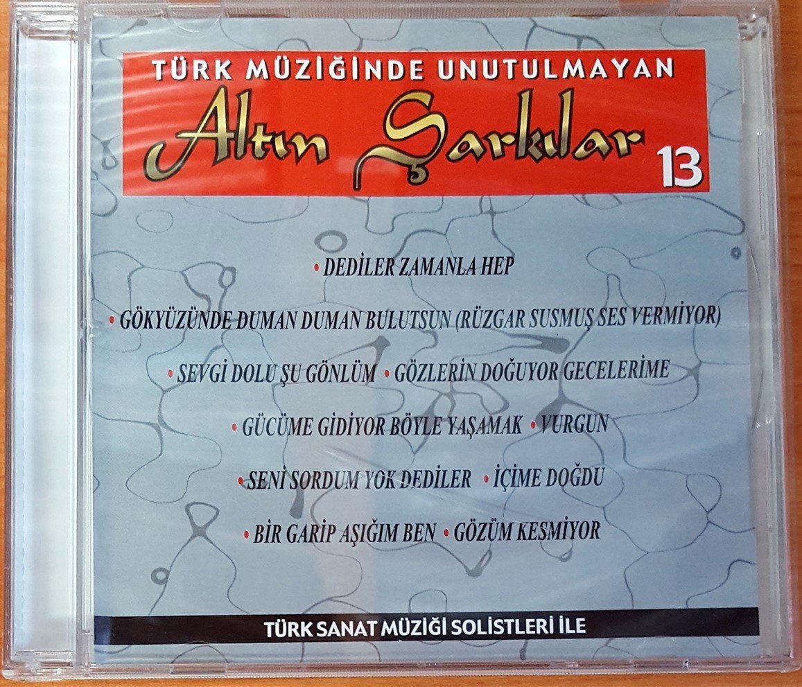 TÜRK MÜZİĞİNDE UNUTULMAYAN ALTIN ŞARKILAR 13 CD 2.EL